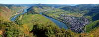 Wanderausflug in die Eifel: Blick auf die Moselschleife
