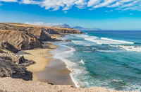 Atlantik Traumbucht an der Westküste von Fuerteventura Playa del Viejo Rey