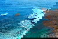 Gran Canaria San Agustin Strand Katamaran Luftaufnahme